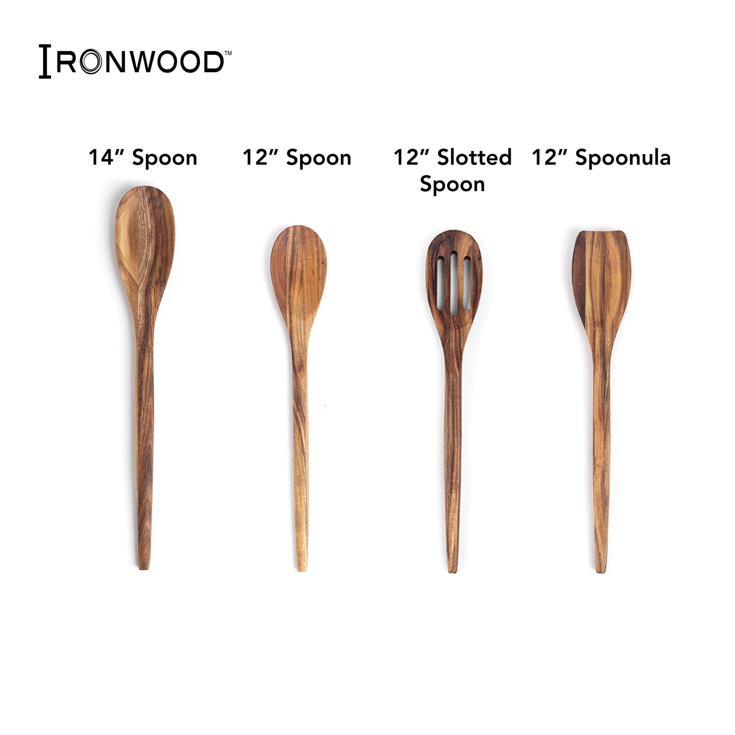 Ironwood Gourmet Turner Spatula for Cooking, 12"