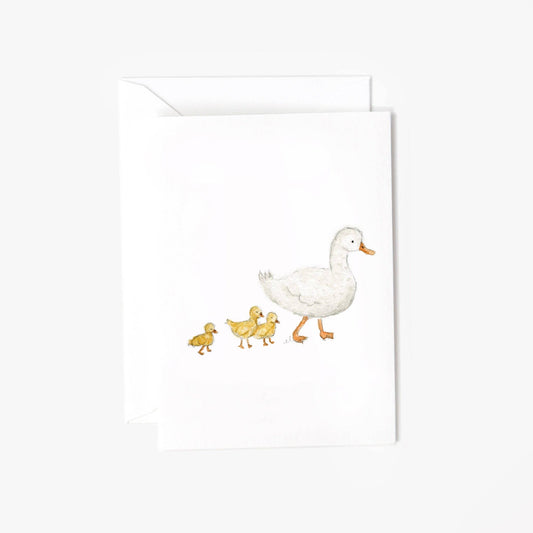 Baby ducks mini notecard - Market 12