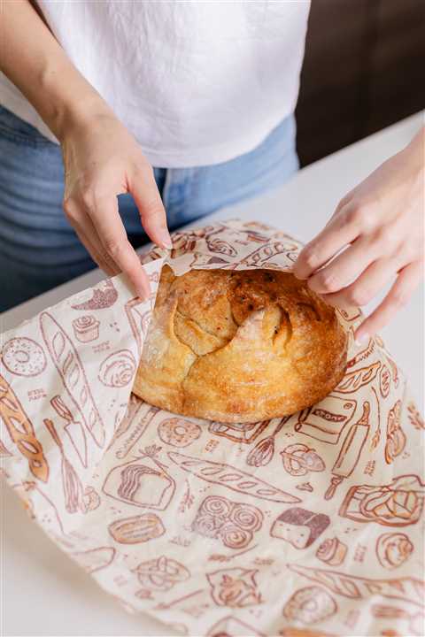 Bakery Lane Bread Wrap, Seasonal Print - 17" x 23" - Market 12