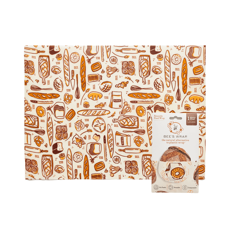 Bakery Lane Bread Wrap, Seasonal Print - 17" x 23" - Market 12