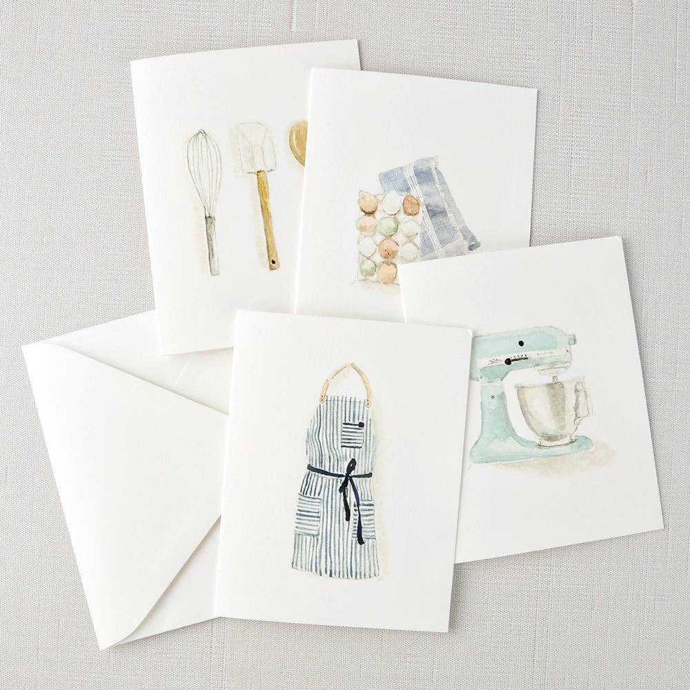 Baking assorted notecard set - Market 12