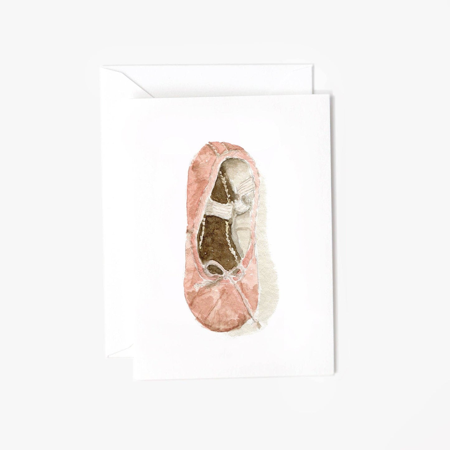 Ballet shoe mini notecard - Market 12