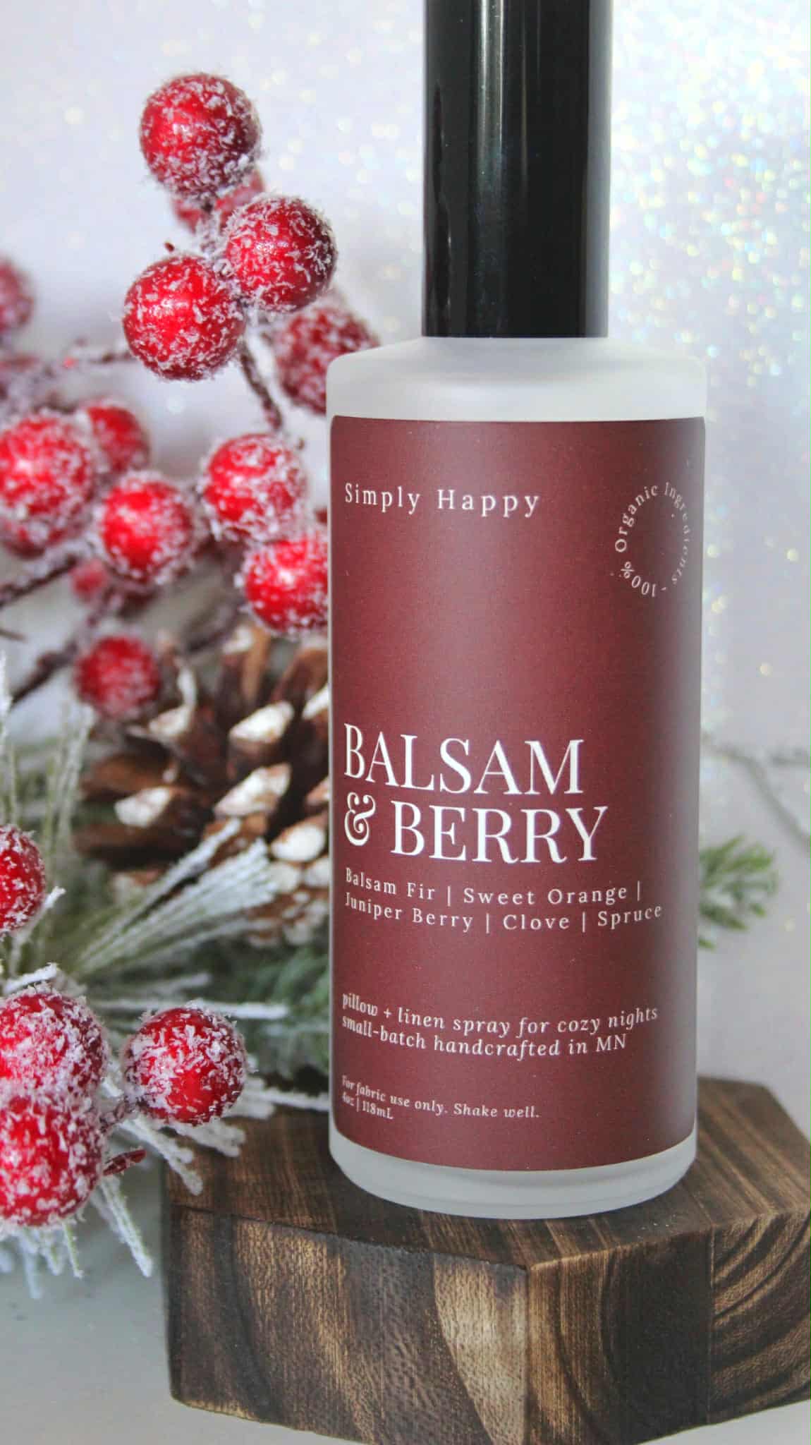 Balsam & Berry | Organic Pillow + Linen Spray - Market 12