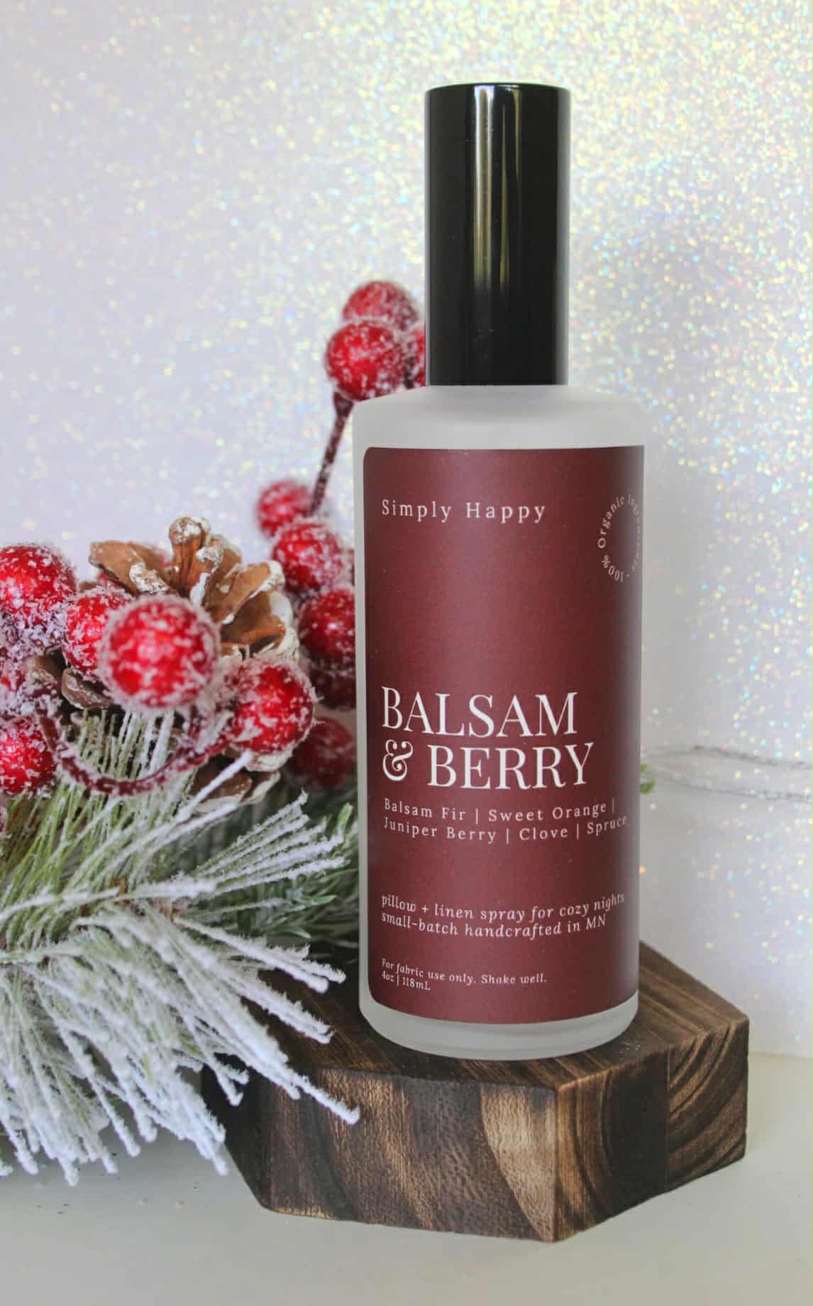 Balsam & Berry | Organic Pillow + Linen Spray - Market 12