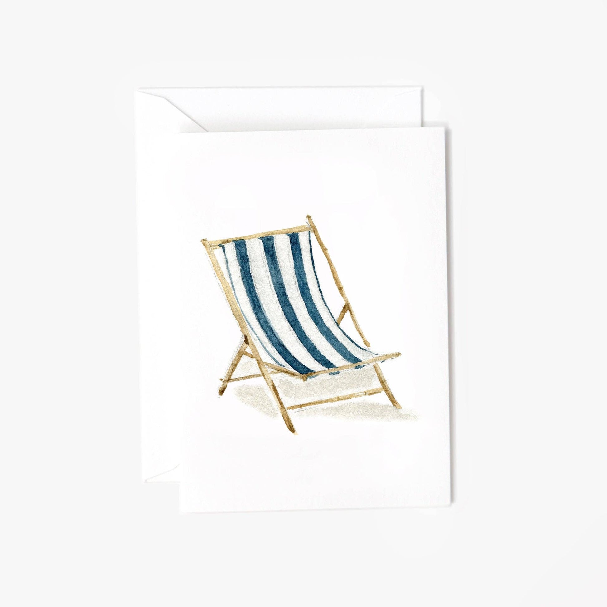 Beach chair mini notecard - Market 12