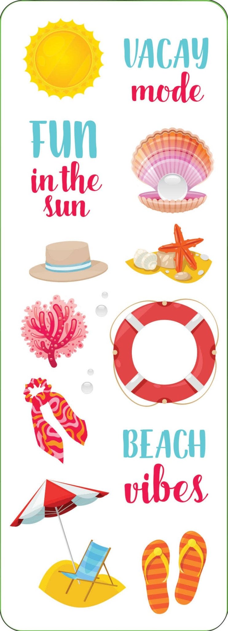 Beach Sticker Set - Market 12