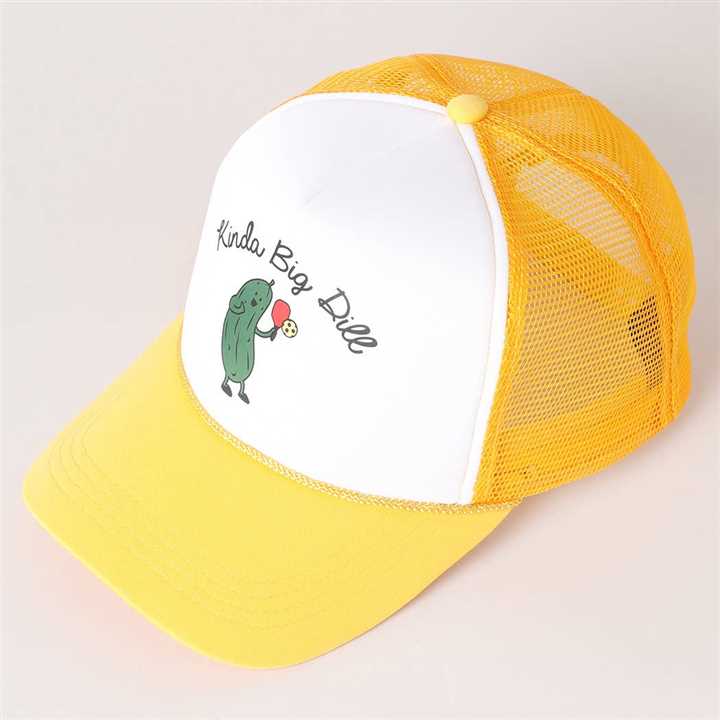 Big Dill Tone Trucker Hat with Lining - Market 12