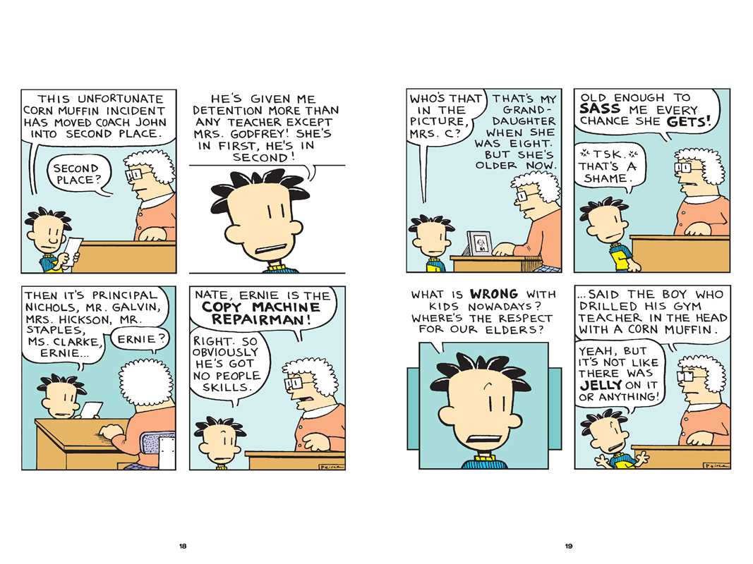 Big Nate: Beware of Low - Flying Corn Muffins by Lincoln Peirce: Paperback; 176 pages, English - Market 12