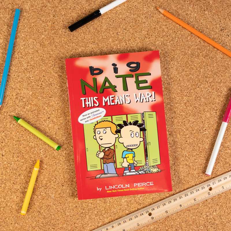 Big Nate: This Means War! by Lincoln Peirce: Paperback; 176 pages, English - Market 12