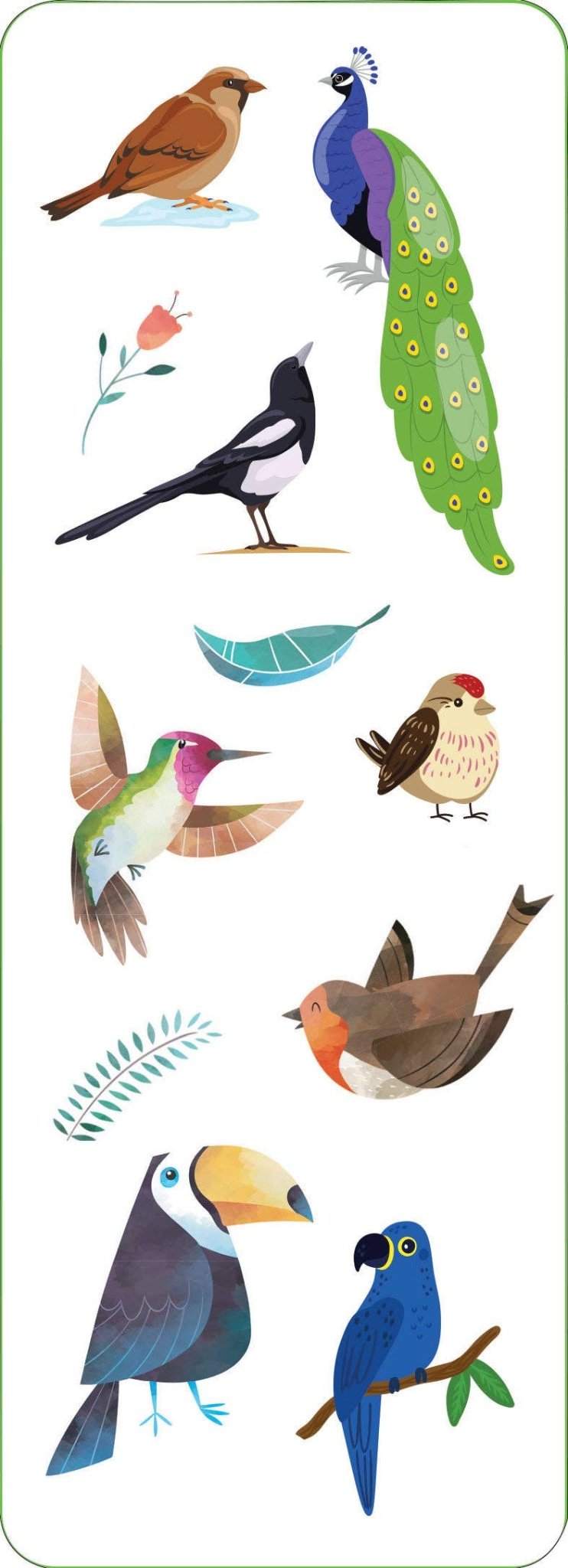 Birds Sticker Set - Market 12