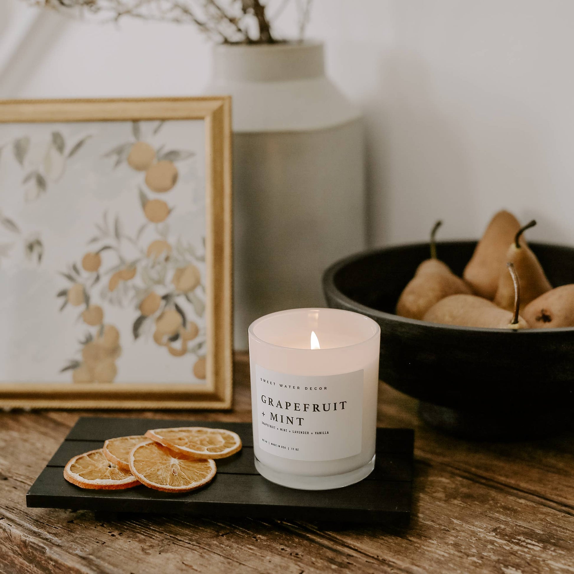 Black Rectangular Wood Tray - Home Decor & Gifts - Market 12