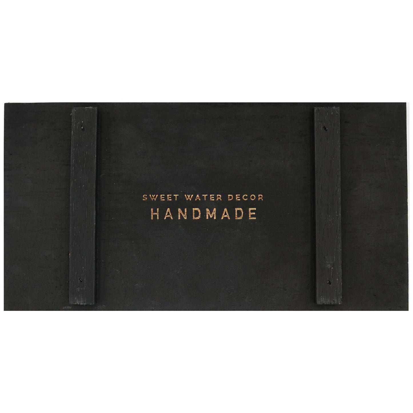 Black Rectangular Wood Tray - Home Decor & Gifts - Market 12
