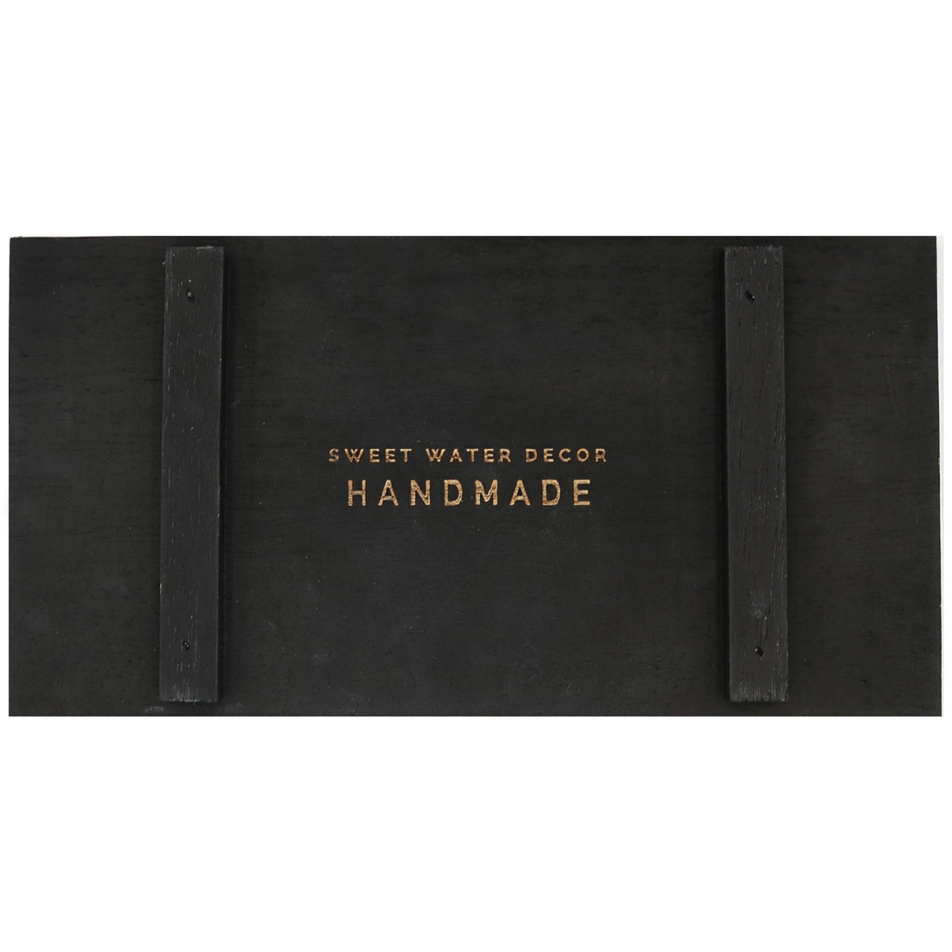 Black Rectangular Wood Tray - Home Decor & Gifts - Market 12