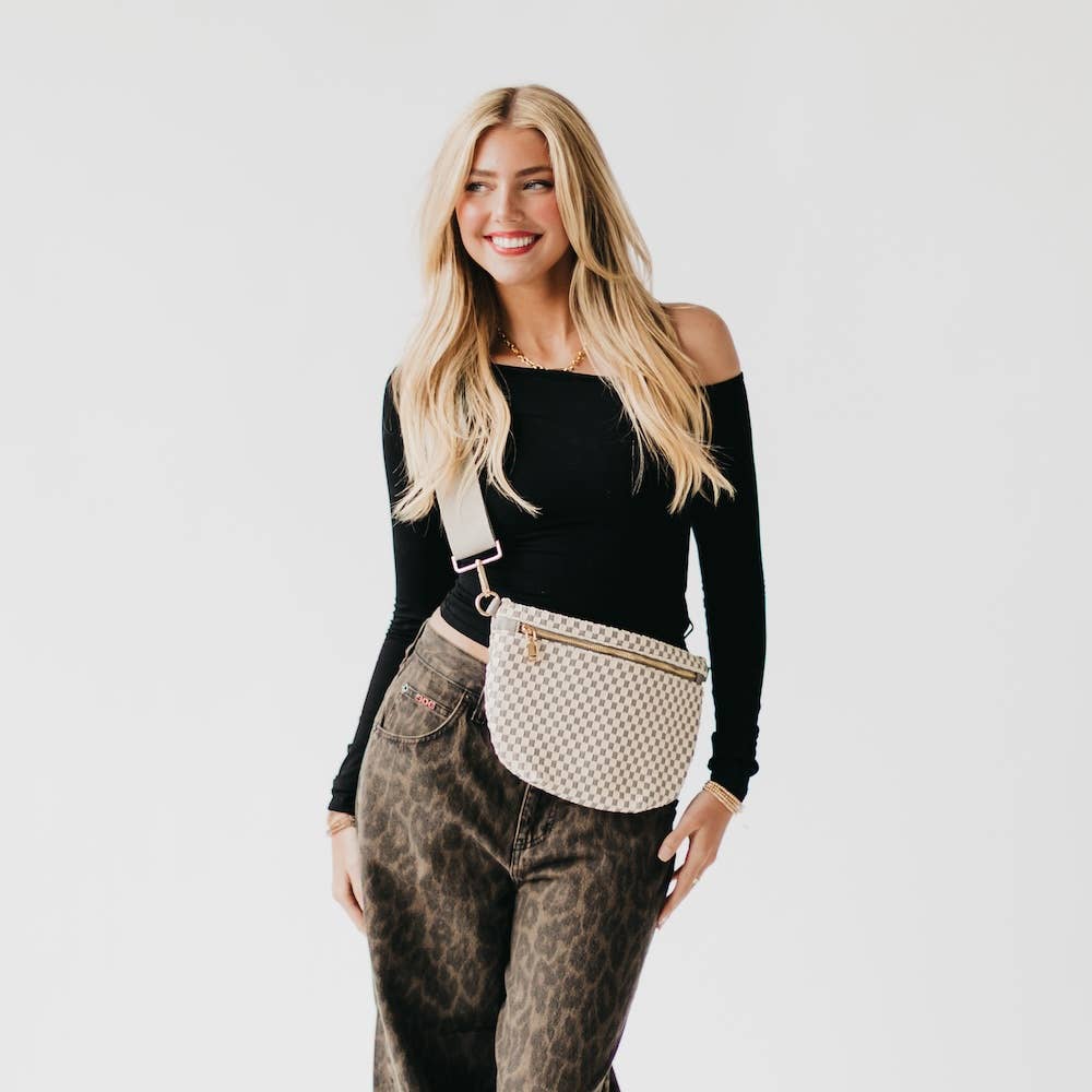 Black Westlyn Woven Bum Bag - Market 12