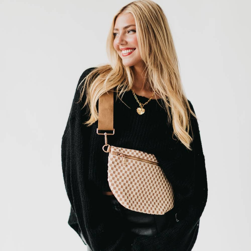 Black Westlyn Woven Bum Bag - Market 12