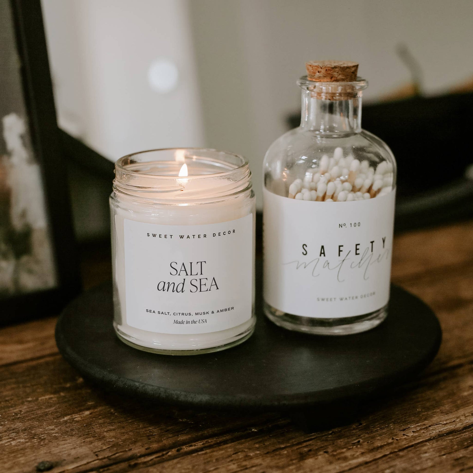 Black Wood Pedestal Stand - Home Decor & Gifts - Market 12