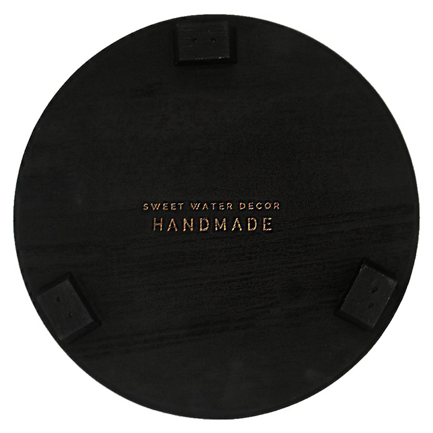 Black Wood Pedestal Stand - Home Decor & Gifts - Market 12