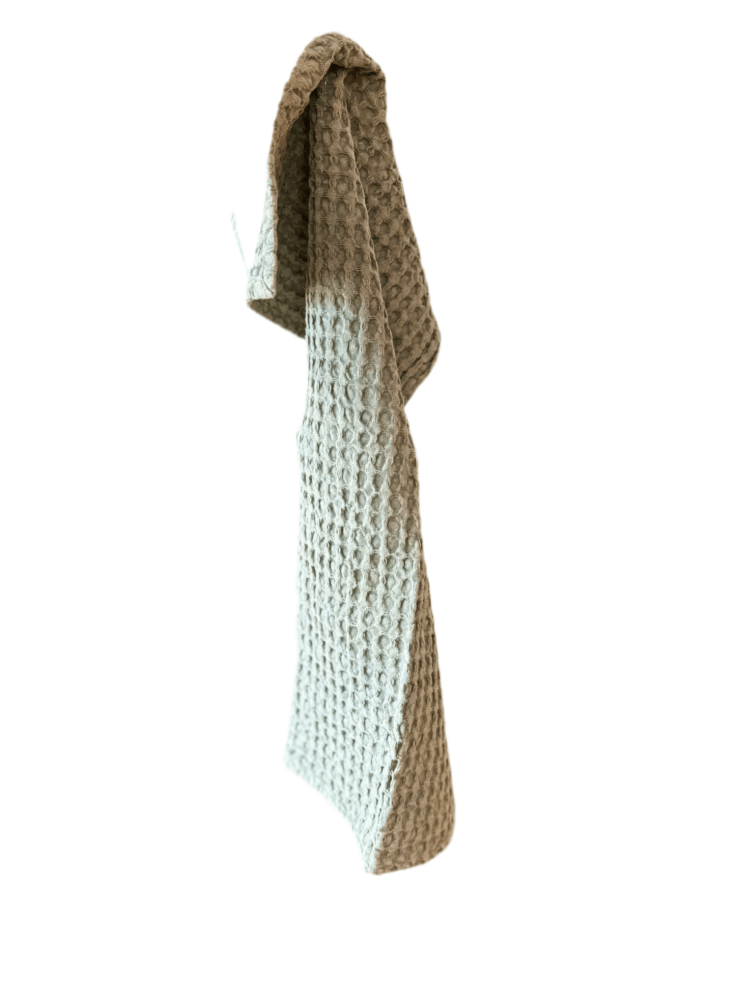 Bloomingville Stonewashed Cotton Waffle Weave Tea Towel, Green - Market 12