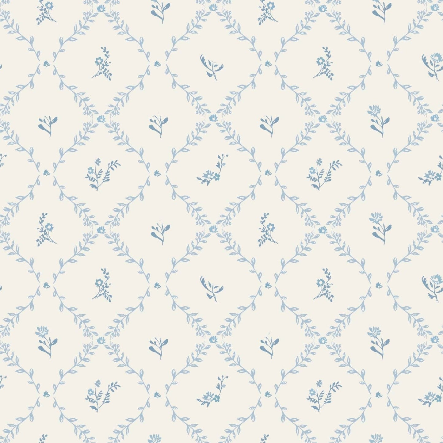 Blue Lattice Muslin Blanket - Market 12