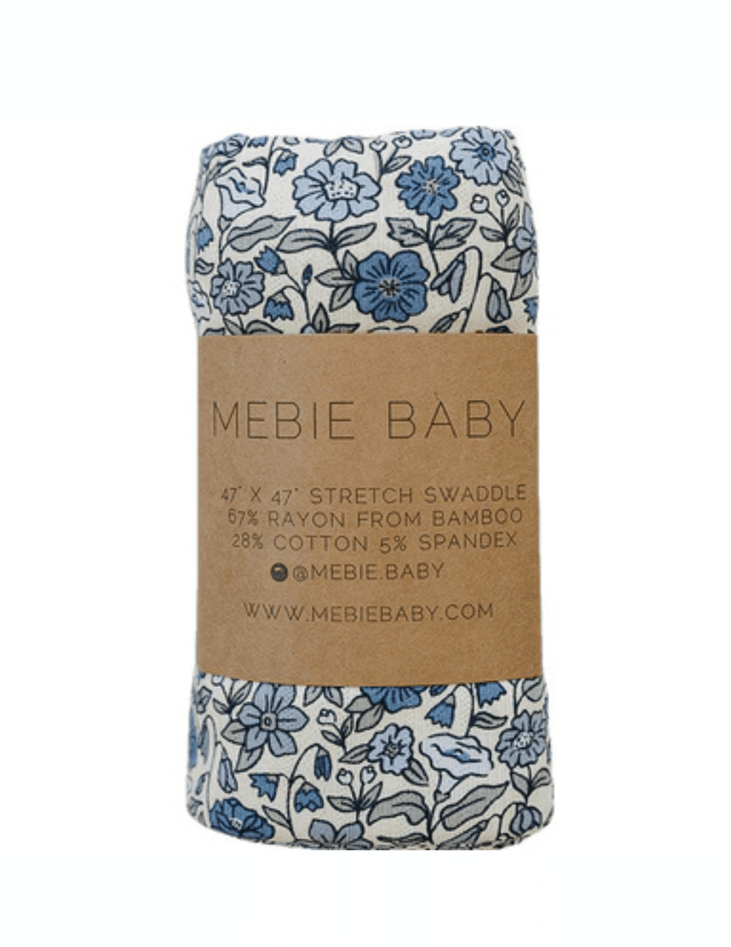 Bluebell Pointelle Bamboo Stretch Swaddle - Market 12