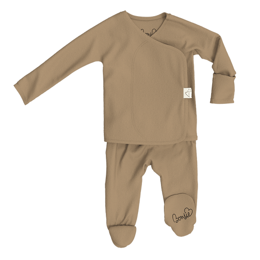 Bonsie® Ultra - Soft One - Piece Baby Footie – Mocha - Market 12