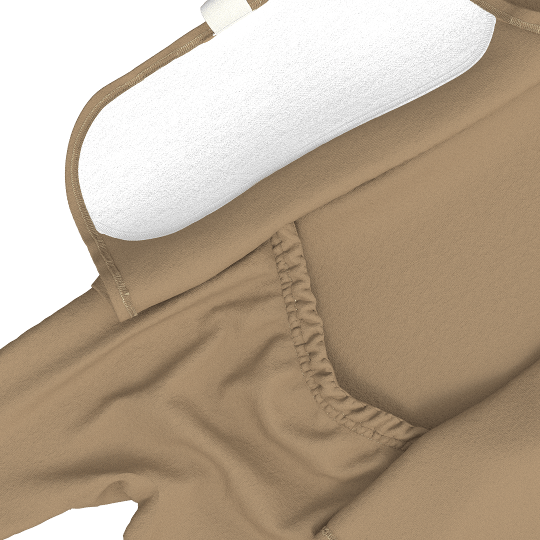 Bonsie® Ultra - Soft One - Piece Baby Footie – Mocha - Market 12