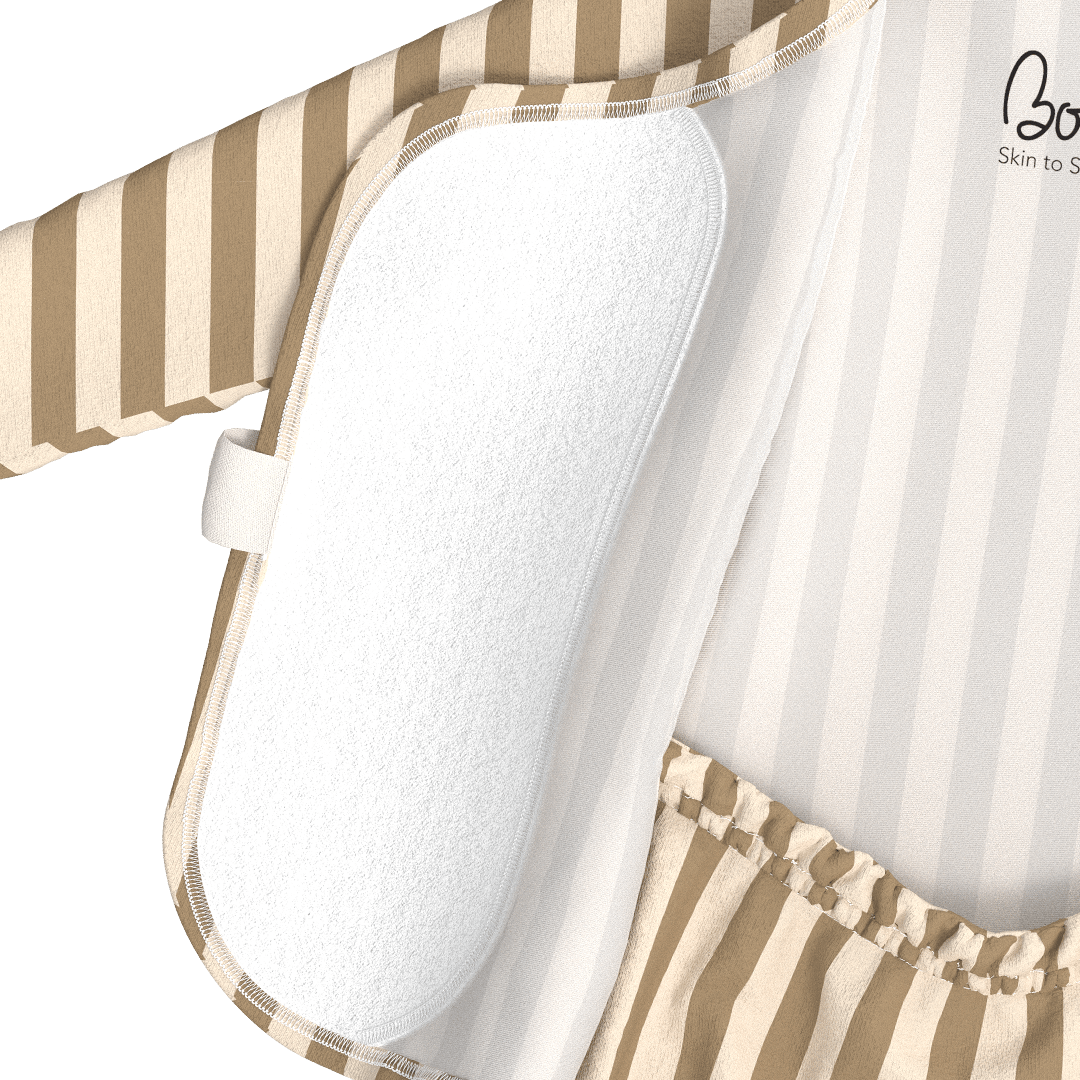 Bonsie® Ultra - Soft One - Piece Baby Footie – Toffee Twist - Market 12