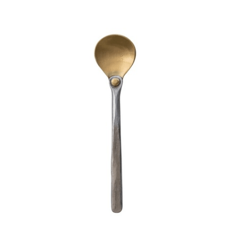 Brass Spoon w/ Hammered Aluminum Handle - Market 12