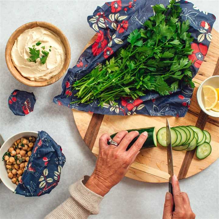 Bread Wrap - Botanical Print 17"x 23" - Market 12