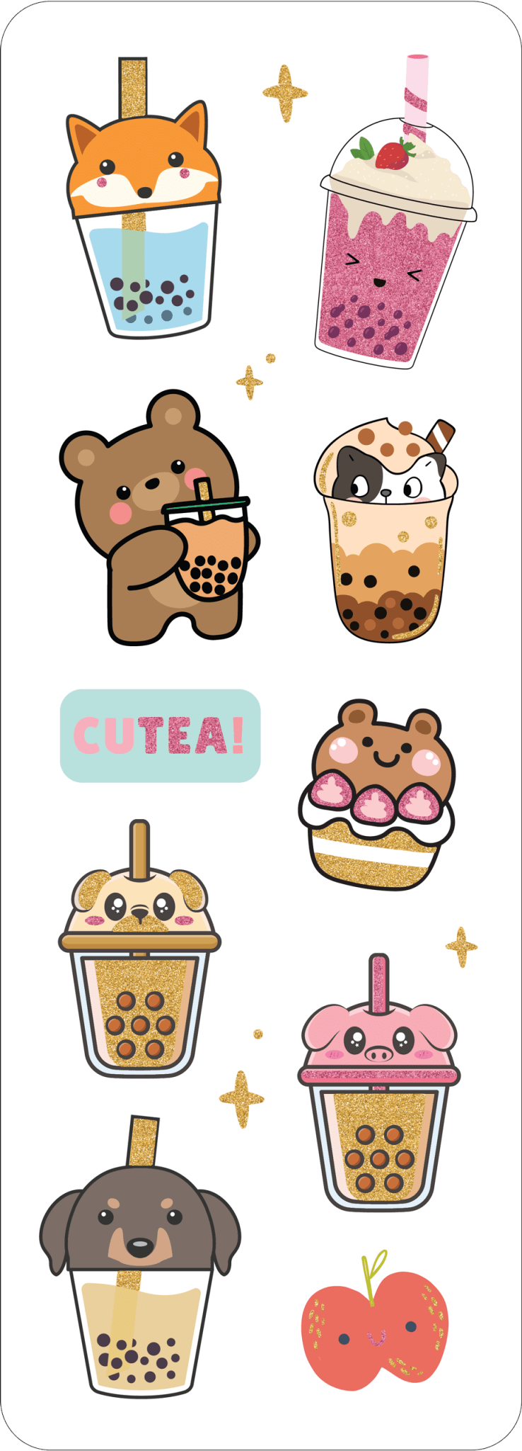 Bubble Tea Sticker Set - Market 12