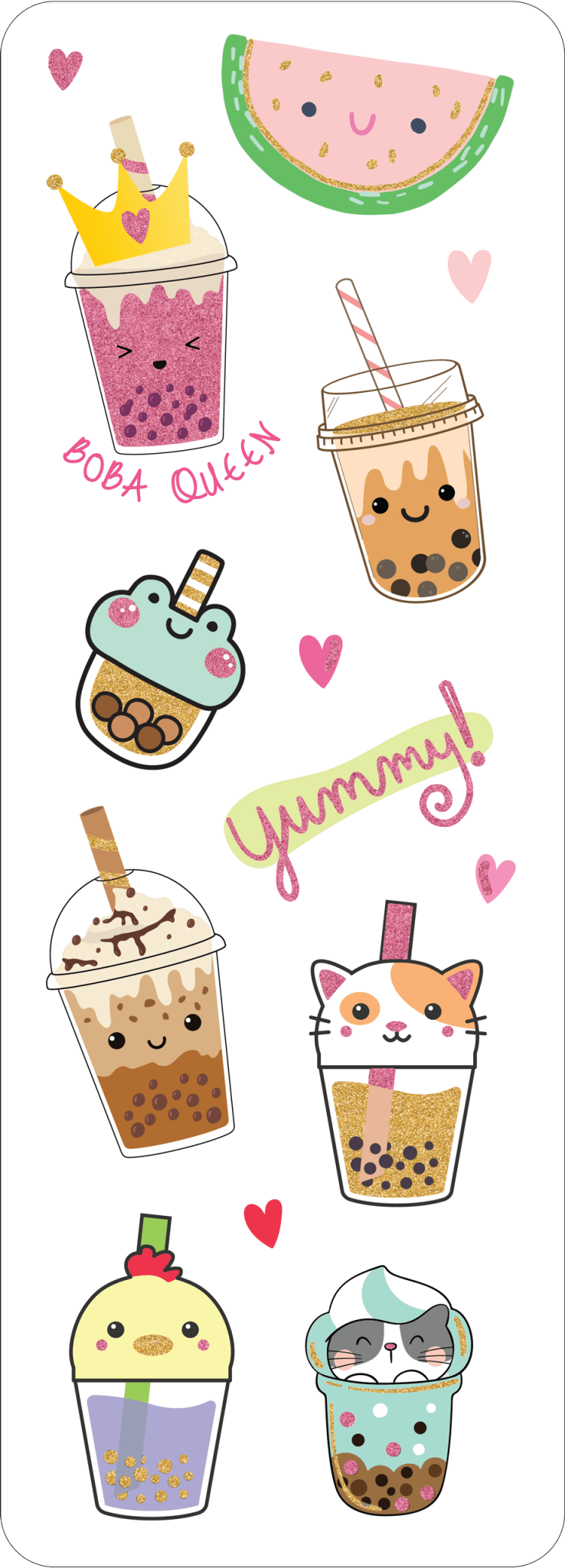 Bubble Tea Sticker Set - Market 12