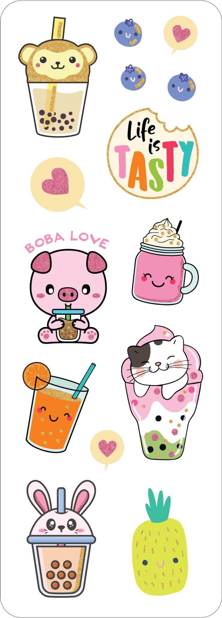Bubble Tea Sticker Set - Market 12