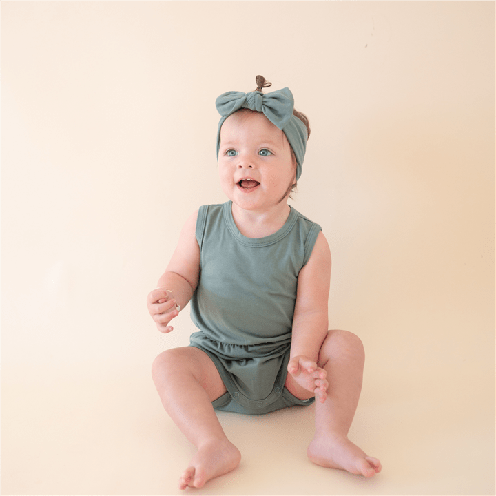 Bug + Bean Organic Cotton Headband – Basil Green - Market 12
