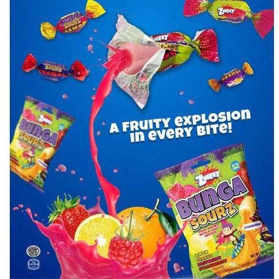 Bunga Sourz Fruit chews 5 oz - Market 12