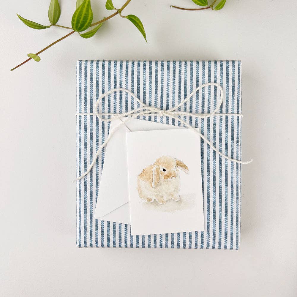 Bunny mini notecard - Market 12