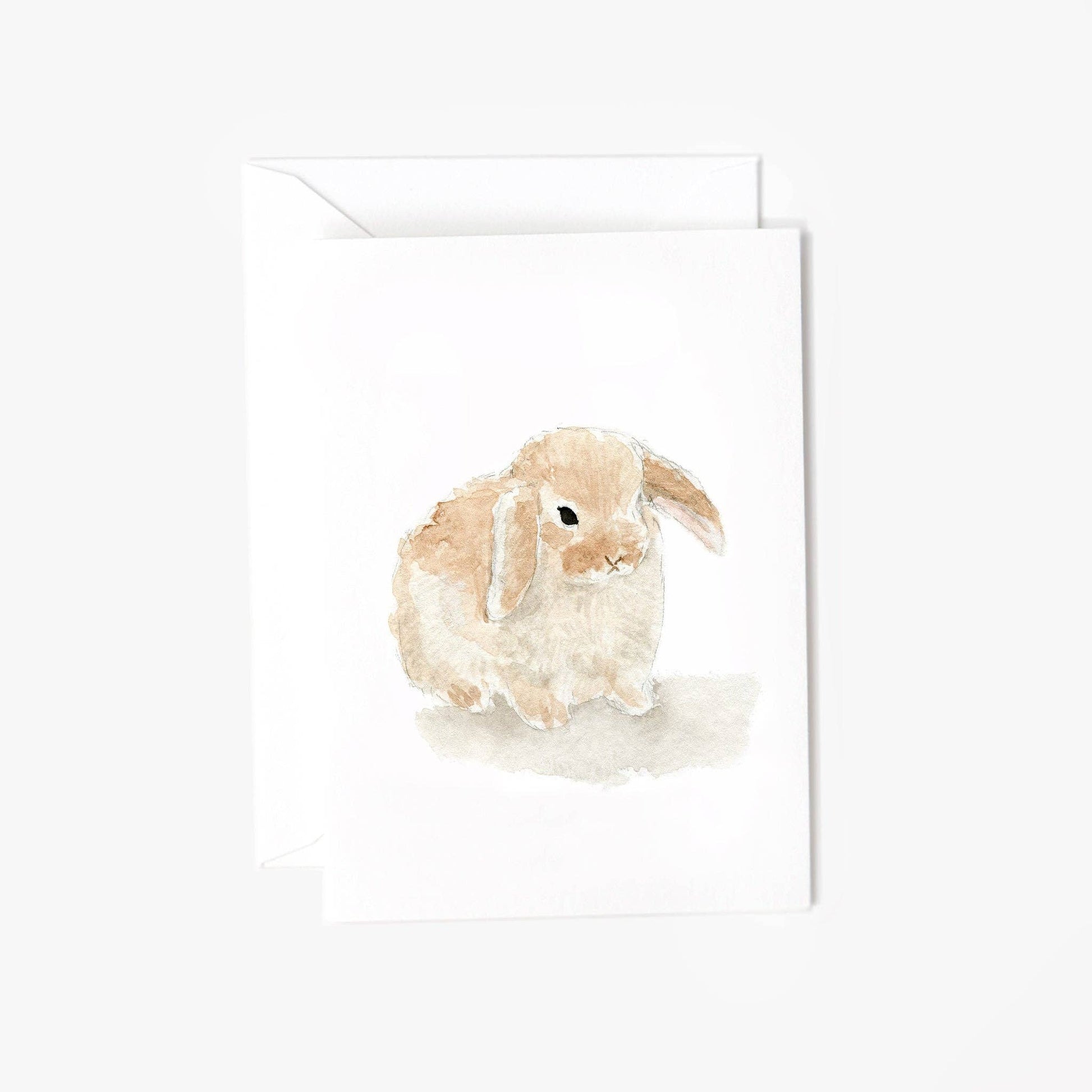 Bunny mini notecard - Market 12