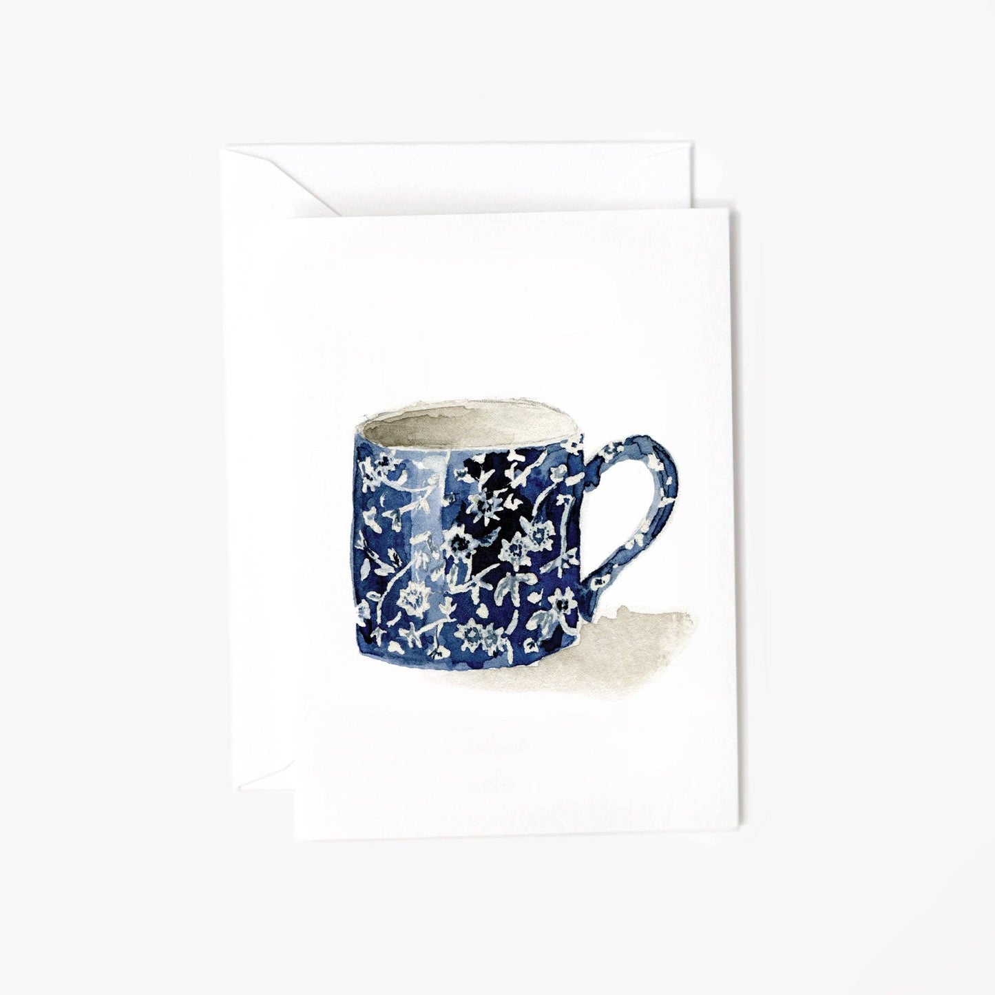 Calico mug mini notecard - Market 12