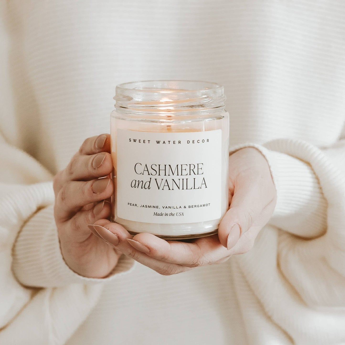 Cashmere and Vanilla 9 oz Soy Candle - Home Decor & Gifts - Market 12