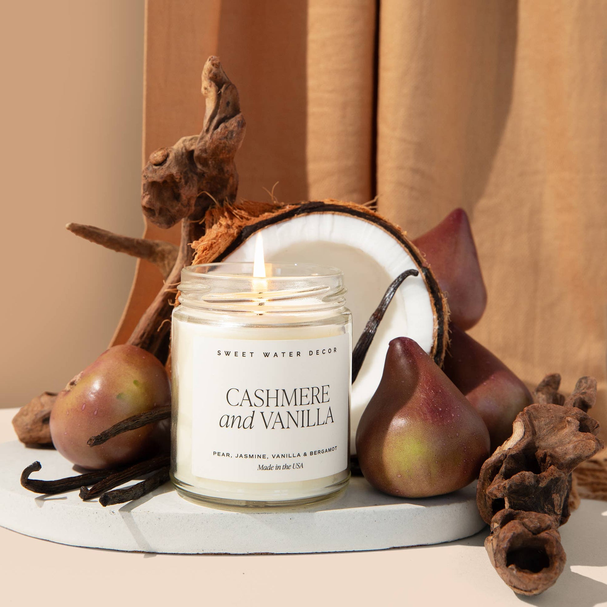 Cashmere and Vanilla 9 oz Soy Candle - Home Decor & Gifts - Market 12