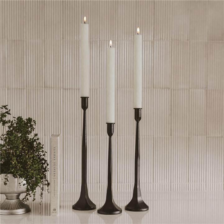 Cast Iron Taper Candle Holder - Market 12