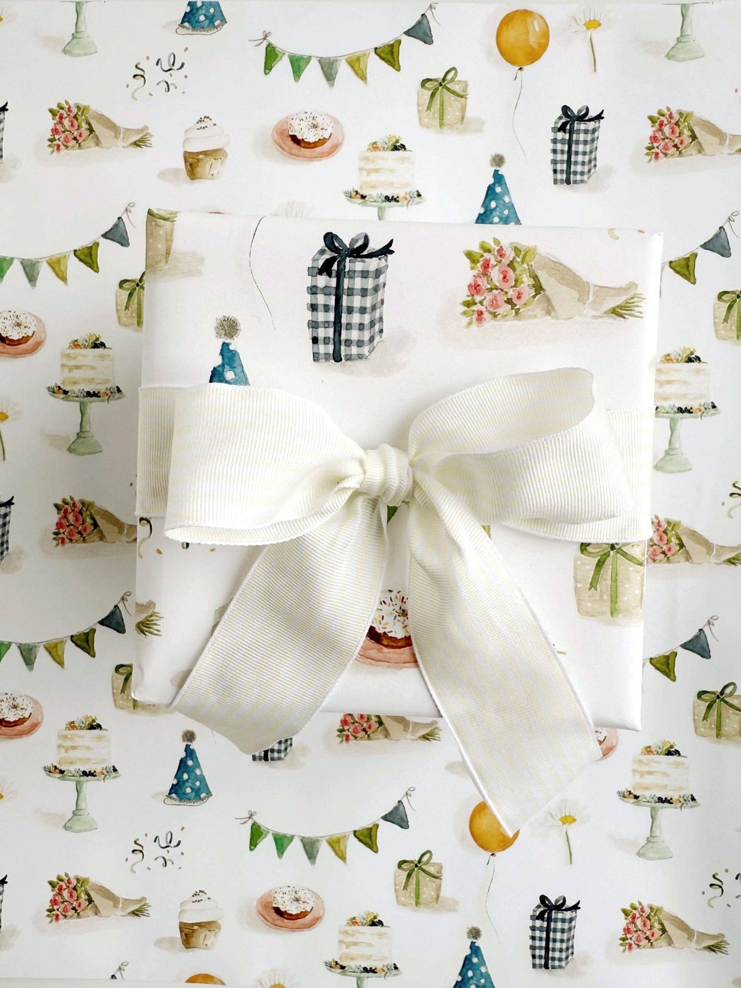 Celebrate Gift Wrapping Paper - Market 12