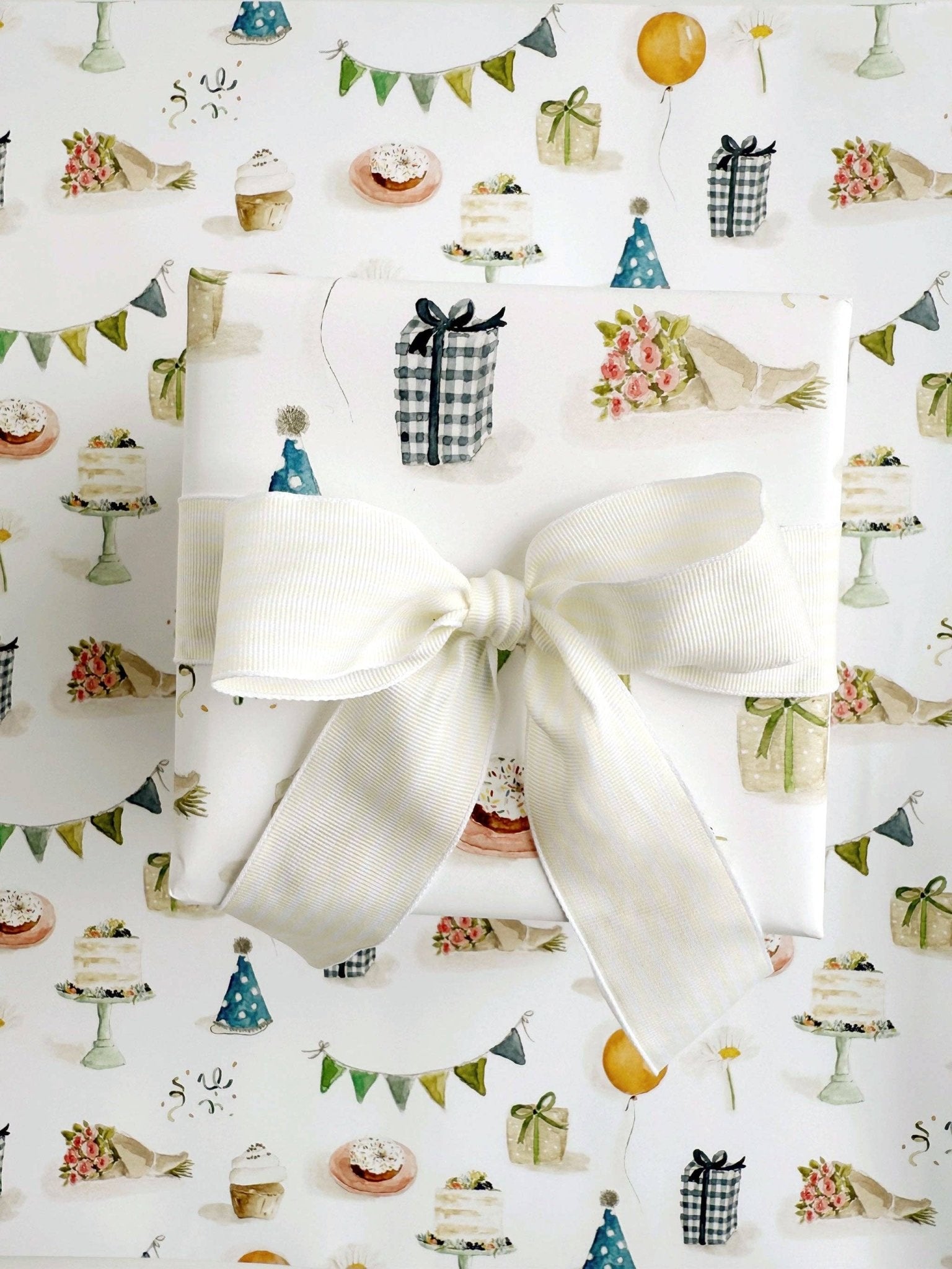 Celebrate Gift Wrapping Paper - Market 12
