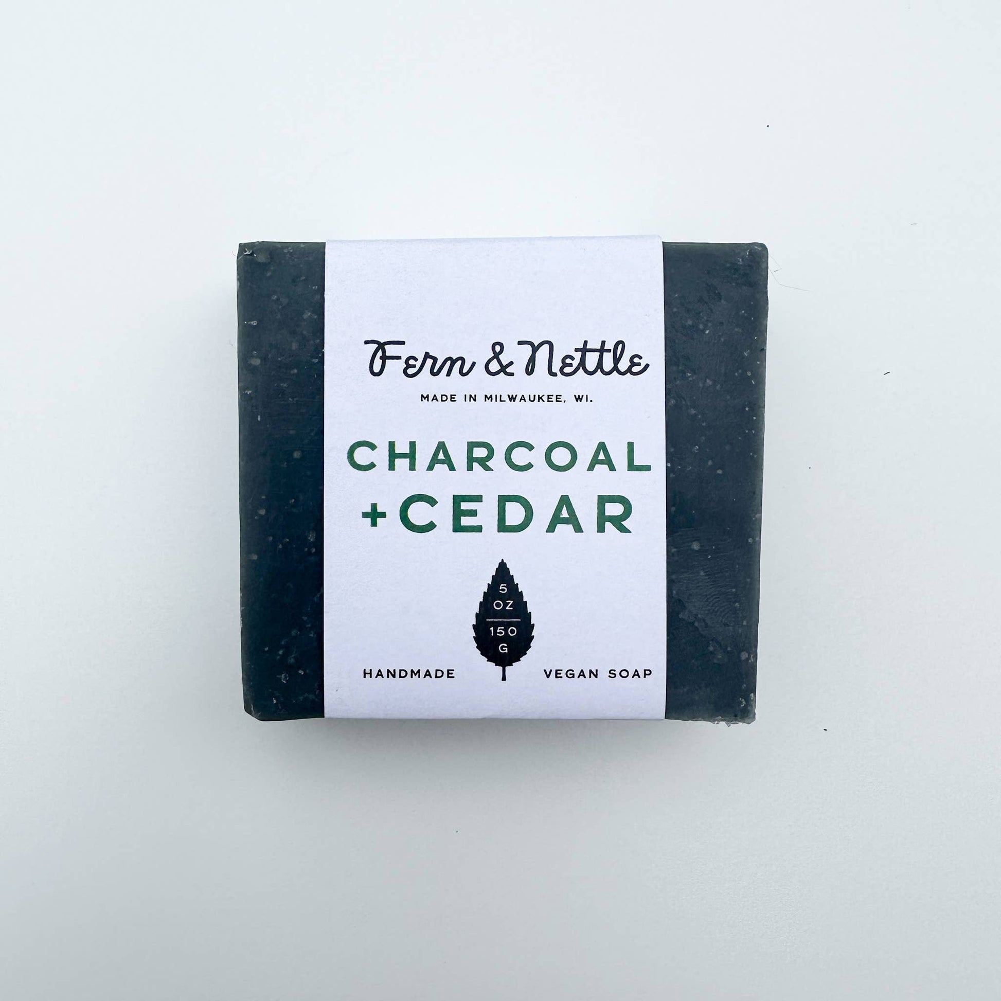 Charcoal + Cedar Handmade Vegan Soap - Market 12