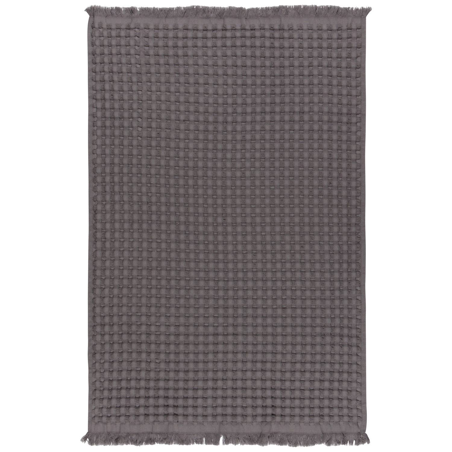 Charcoal Organic Cotton Waffle Hand Towel - Market 12