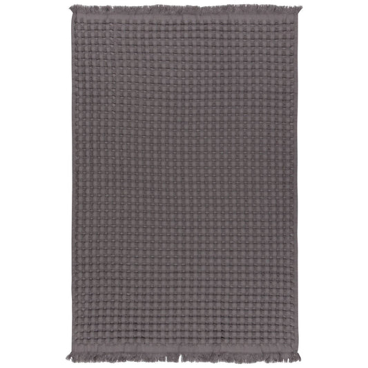 Charcoal Organic Cotton Waffle Hand Towel - Market 12