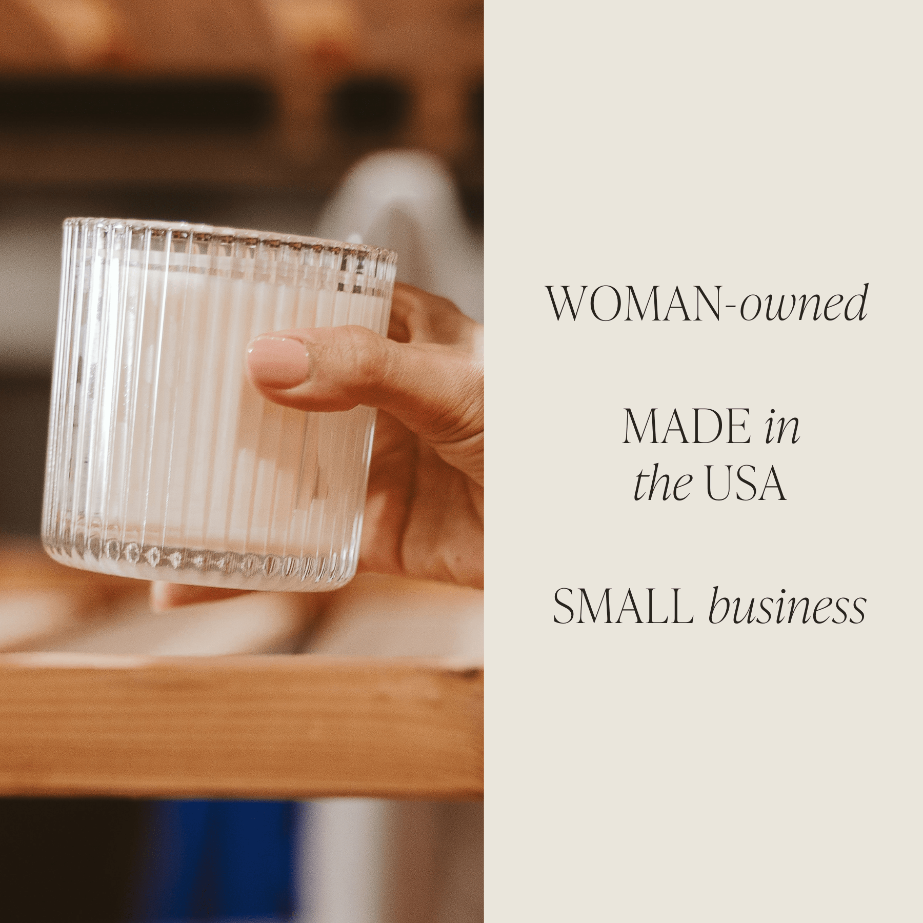 Christmas 12 oz Soy Candle, Fluted Ribbed Jar - Decor & Gifts - Market 12