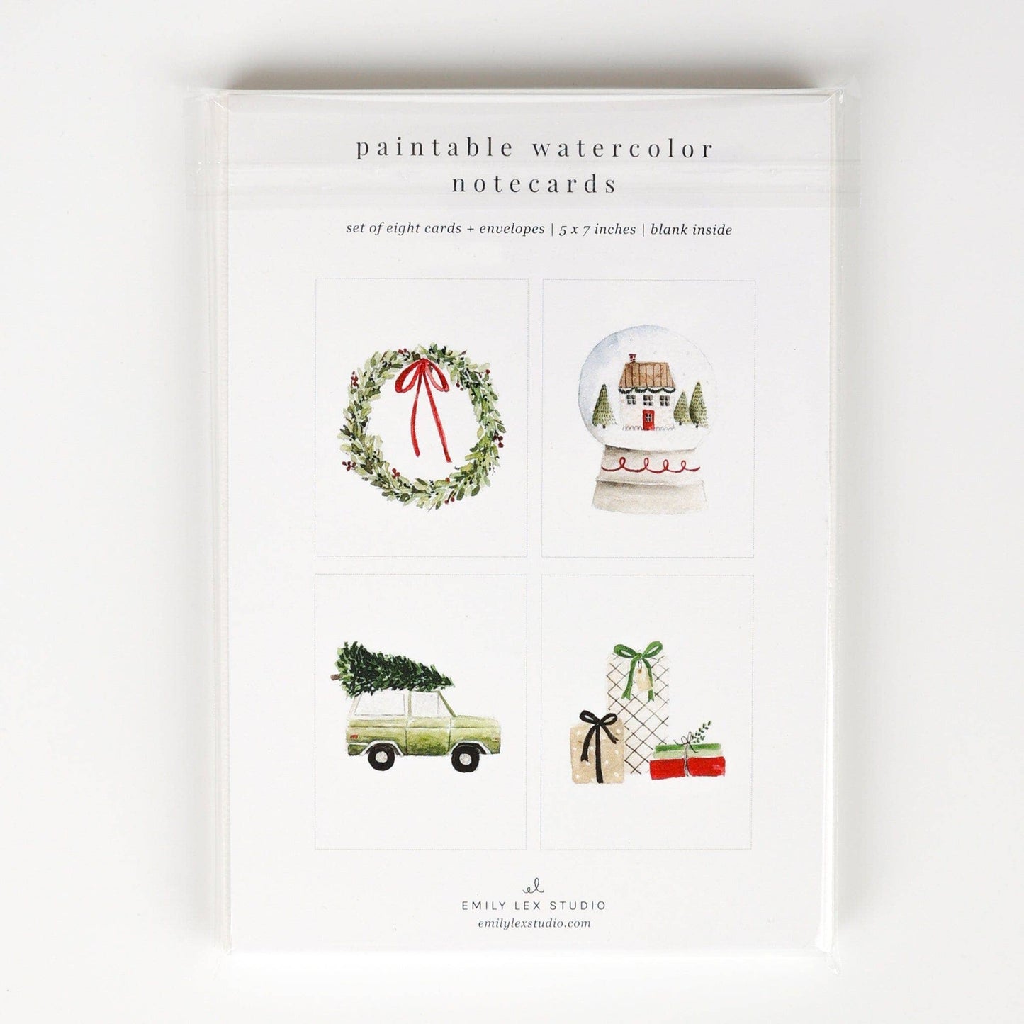 Christmas cheer paintable notecard - Market 12