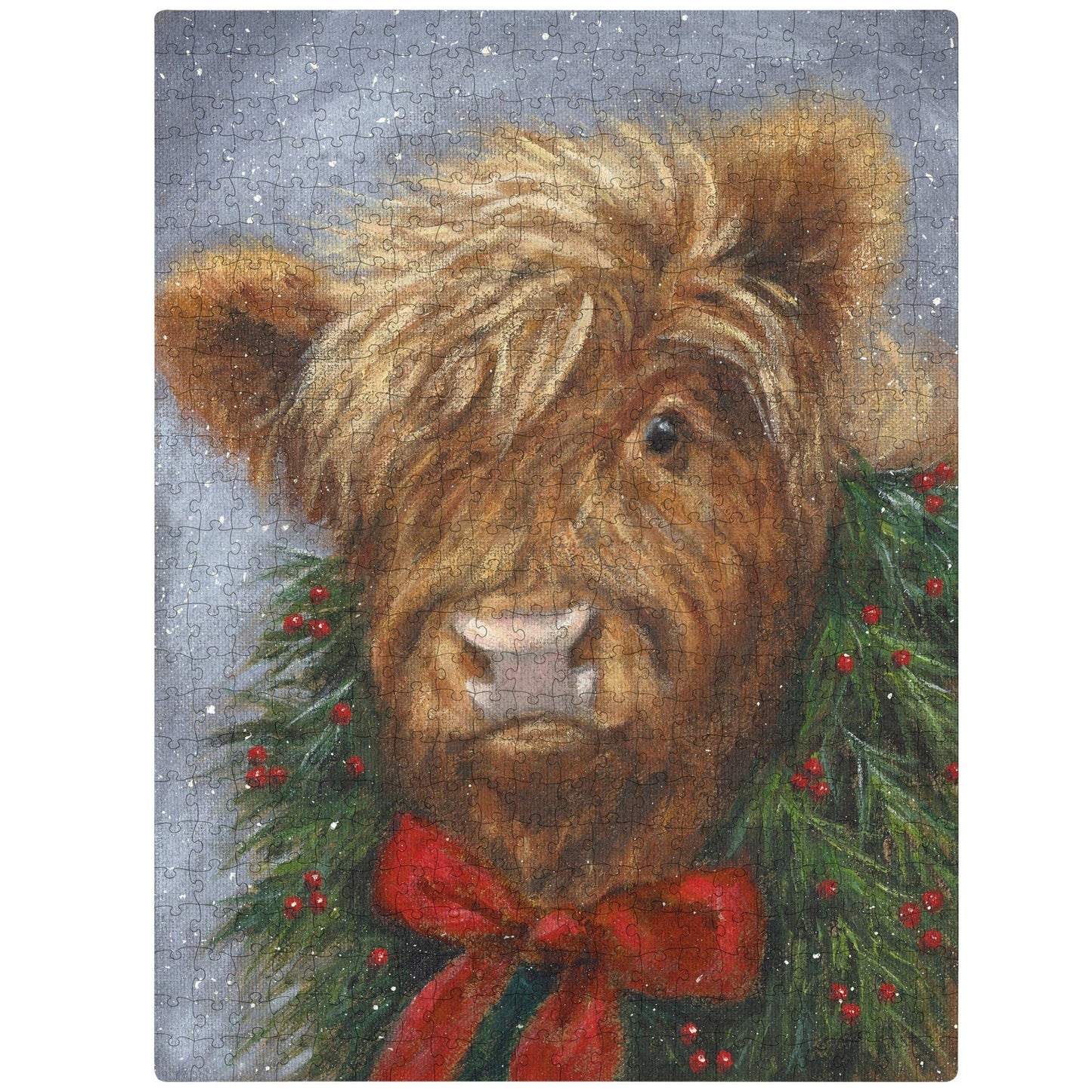 Christmas Highland Puzzle - Market 12
