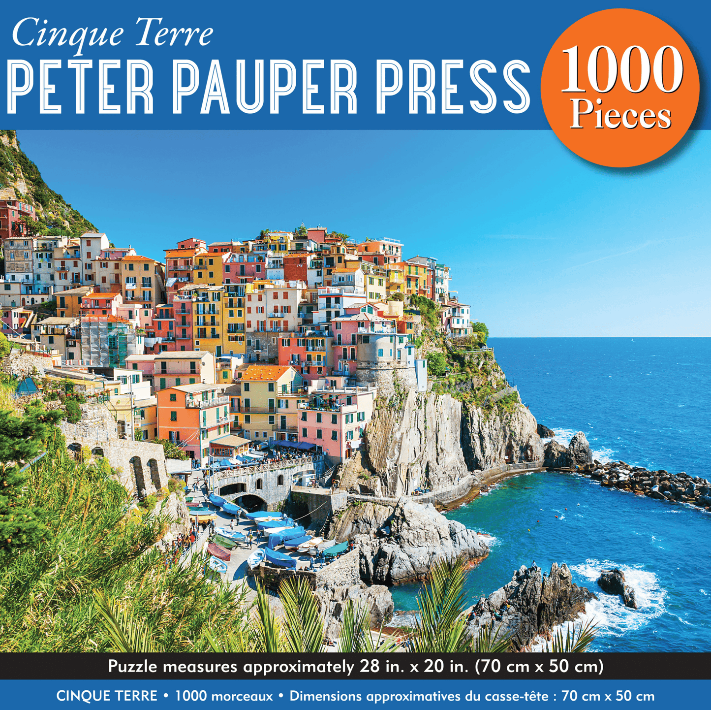 Cinque Terre 1000 Piece Jigsaw Puzzle - Market 12