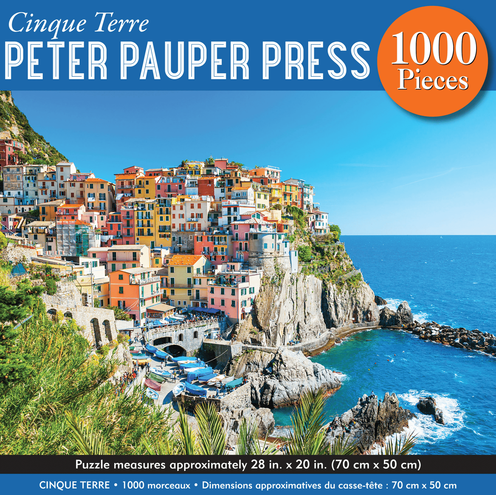 Cinque Terre 1000 Piece Jigsaw Puzzle - Market 12